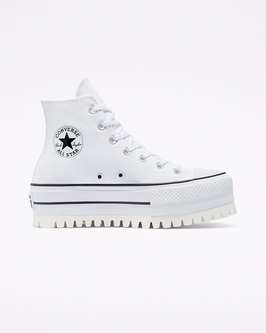 Dámské Boty Na Platformy Converse Chuck Taylor All Star Trek Vysoké Bílé | CZ NXIS28